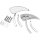 MIRROR TEARDROP 2 STEMS