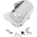 Domed Chrom Öltank rund mit seitlichem Einfüllstutzen für Harley Softail 89-99