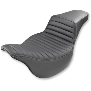 Saddlemen Step Up Sitzbank Tuck n Roll für Harley Touring 08-24