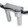 RISER BUFF W/CLAMP 4 CHR