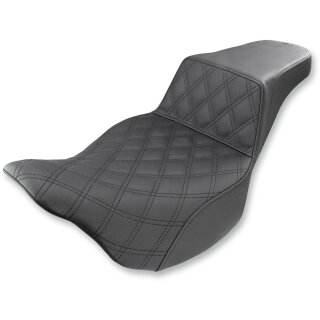 Saddlemen Step Up Sitzbank Lattice Stitch für Harley Touring 08-24