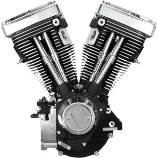 S&S EVO V80 Long Block Motor schwarz