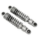 Drag Specialties Premium Stoßdämpfer höhenverstellbar 11 Zoll Chrom für Harley Touring 84-26