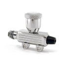 Universal Motorrad mini chrom Hauptbremszylinder hinten...