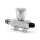 Universal Motorrad mini chrom Hauptbremszylinder hinten 14mm Bore