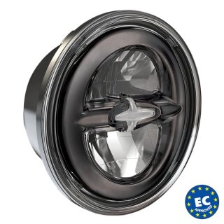 5,75 " LED Scheinwerfer Einsatz im Reflektor-Style, schwarz-chrom