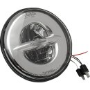 7" LED Scheinwerfer im Reflektor-Style schwarz chrom