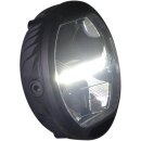 Koso Universal Motorrad LED Alu Scheinwerfer schwarz E gepüft