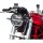 Koso Universal Motorrad LED Alu Scheinwerfer schwarz E gepüft