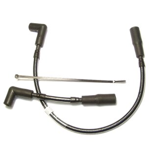 Magnum Black Pearl Zündkabel Schwarz für Harley Softail 00-17