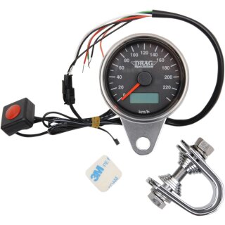SPEEDO 2.37"PRO BLK KM/H