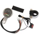 SPEEDO W/4LTS MPH SS/BLK