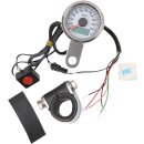 SPEEDO 1.87"PRO WHT KM/H