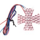 BOARD LED MALTESE RED
