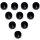 COVER BOLT 5/8 HEX BLK