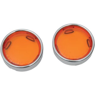 LENS T/S AMBER W/TRIM RING