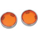 LENS T/S AMBER W/TRIM RING