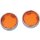 LENS T/S AMBER W/TRIM RING
