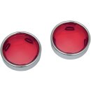 LENS T/S RED W/TRIM RING