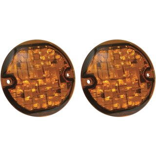 LIGHT FLAT FRT AMBER