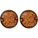 LIGHT FLAT FRT AMBER