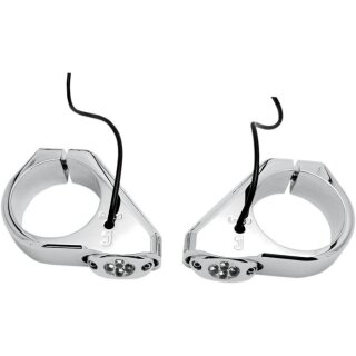 LIGHT MARKER LED 39MM CHR