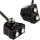 LED T-SIG SIDEMT RED BLK