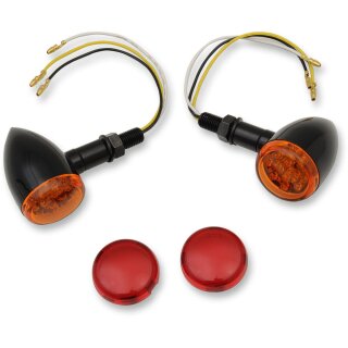 LIGHT BLK LED AMBR/RED