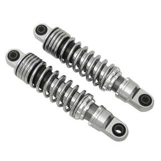 Drag Specialties Premium Stoßdämpfer höhenverstellbar 12 Zoll Chrom für Harley Touring 84-26