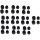 COVER BOLT DEEP 1 HEX BK