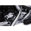 Ciro Diamond Cut Crown Bolt Cap Kit M8 black