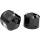 Ciro Diamond Cut Crown Bolt Cap Kit M8 black