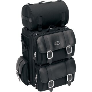 Saddlemen S3200DE Motorrad Sissybar Gepäck Tasche abnehmbar