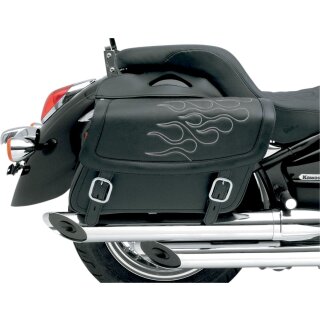 SADDLEBAG FLAME SLVR MD