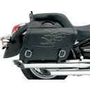 SADDLEBAG FLAME SLVR MD