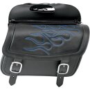 SADDLEBAG FLAME BLU JB