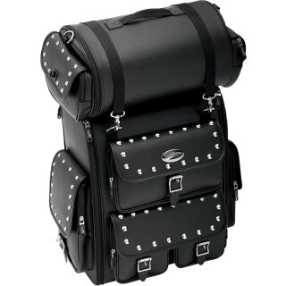 Sissybar Tasche Chopper Motorrad Gepäck Nieten Desperado EX2200S Deluxe