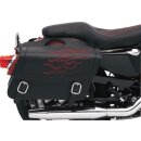 SADDLEBAG FLAME RED JB