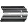 LATCH S-BAG FINNED BLK