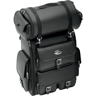 Saddlemen Sissybar Tasche EX2200 Deluxe mit Gepäckrolle