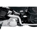 Power Curve True Dual Crossover Auspuff Krümmeranlage für Harley Softail 07-11