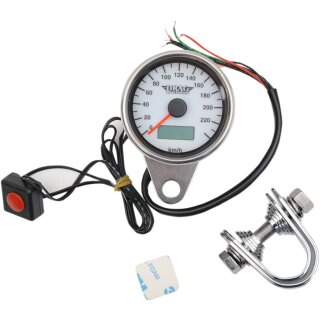 SPEEDO 2.37"PRO WHT KM/H