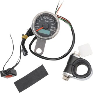 SPEEDO 1.87"PRO BLK KM/H
