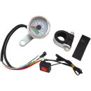SPEEDO W/4LTS KPH SS/WHT
