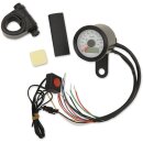 SPEEDO W/4LTS KPH BLK/WHT