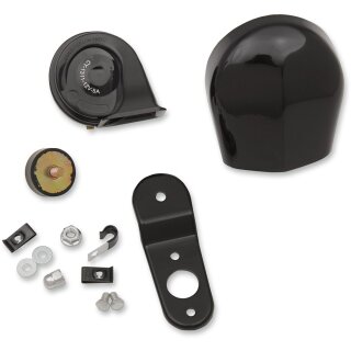 Hupen Kit Cover schwarz für Harley Dyna Softail Sportster 91-23