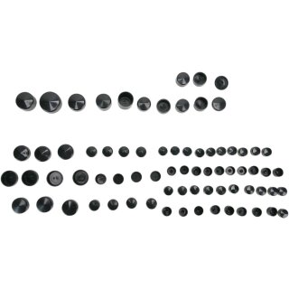 COVERS BOLT 86-03XL BLK