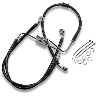 FRT BRAKE LINE XL BK