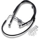 FRT BRAKE LINE XL BK +2