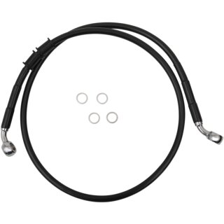 FRT BRAKE LINE XL BK +6